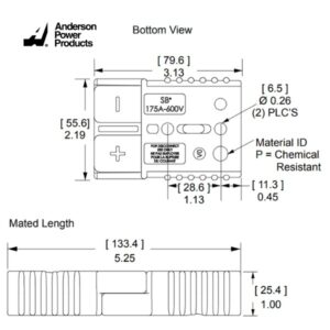 Plug Anderson SB175 Red